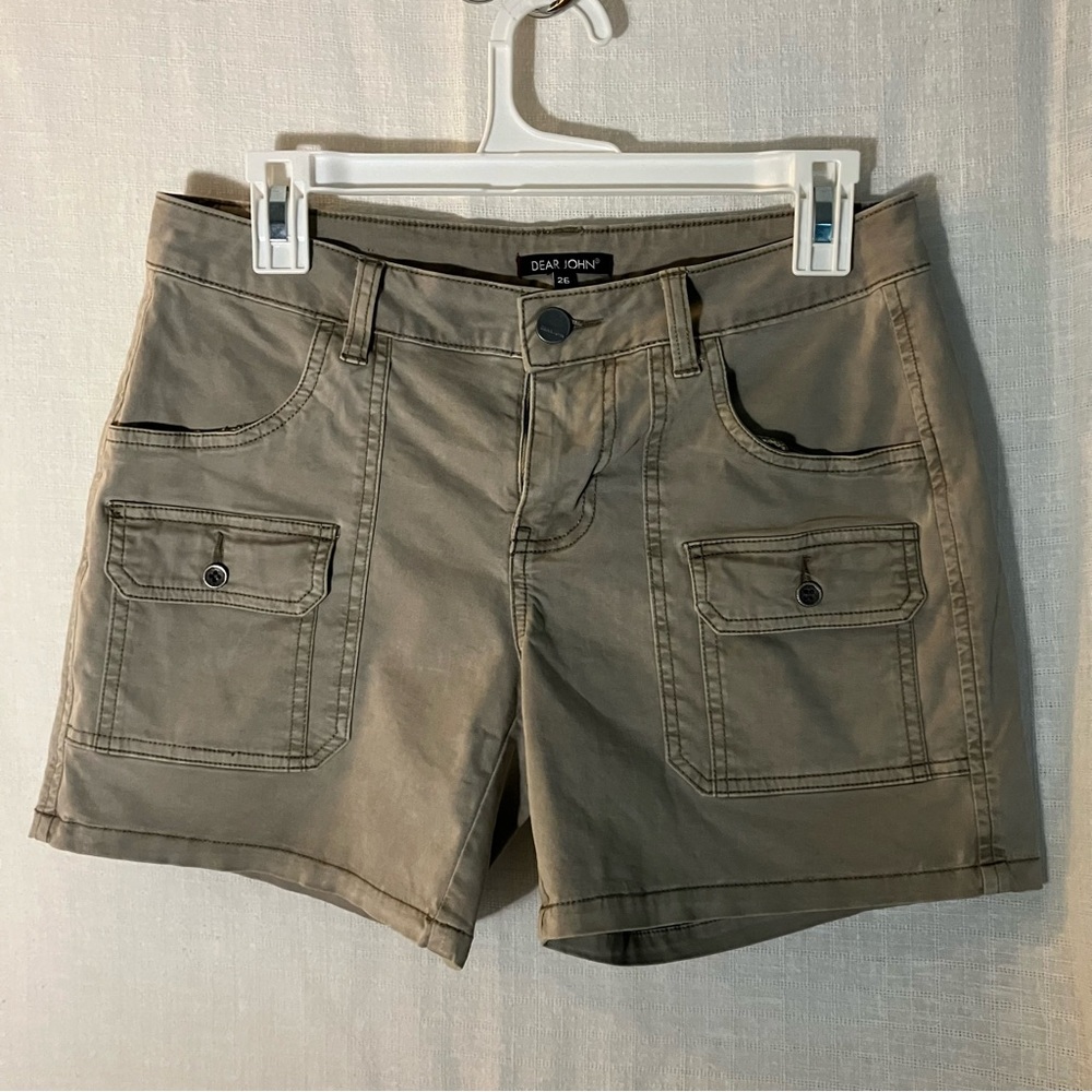 Dear John Tan Cargo Shorts Casual Style